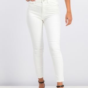 Mango skinny 'noa' jeans - white - EUC